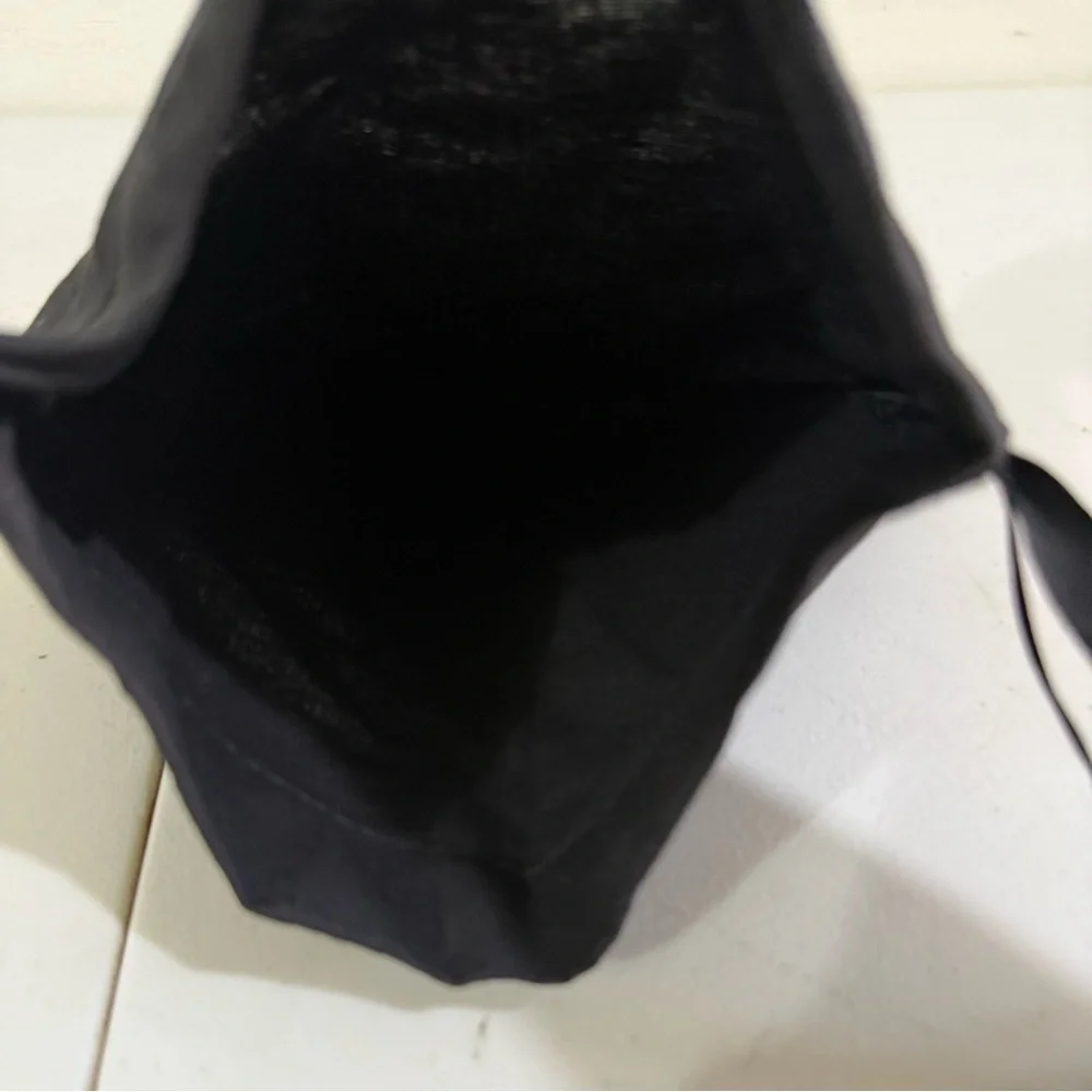 CHANEL Black Drawstring Dust Bag with White Logo